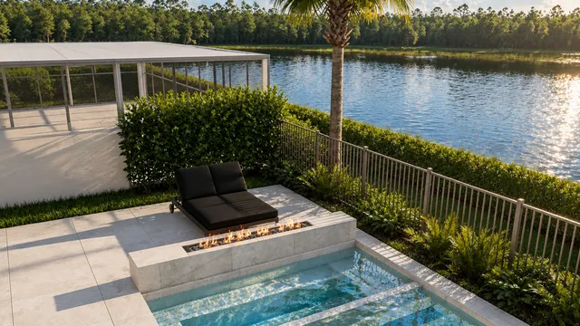 Krasnow backyard, view 02 (paver idea 1 &middot; toward the lake)